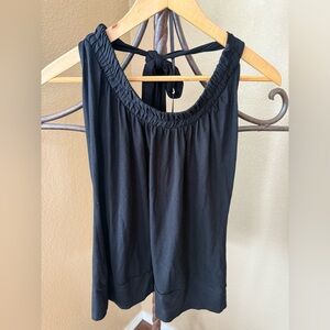 Elegant Black Halter Top